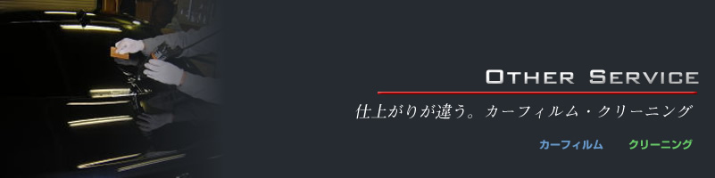 カーフィルム・クリーニング